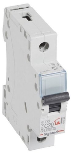 Выключатель автоматический Legrand TX3 6000 1п 20А C 6кА картинка